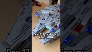 Day 12 of Building my LEGO Room ️ #shorts #lego #legoroom #millenniumfalcon