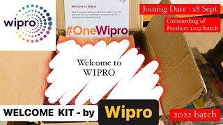 WIPRO -Welcome Kit || 2022 batch Welcome Kit Unboxing