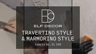 Travertino style & Marmorino style | Decorative plaster walls with their own hands