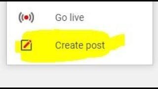 How to Create a Text Post on YouTube