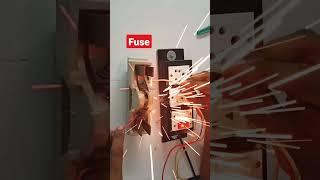 fuse short circuit | how to work use | #shorts