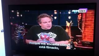 Eddie Trunk comentando el DVD de Iron Maiden en Chile