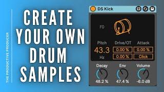 How to Make Drum Samples From Scratch - Ableton Live 11 Tutorial