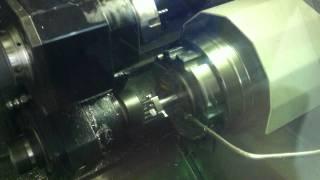 iMachining 316 Stainless Steel, C axis Milling on a MillTurn Machine Part2