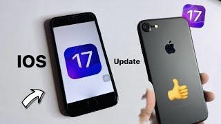 IOS 17 update for iPhone 7, 7+ || How to install ios 17 on iPhone 7