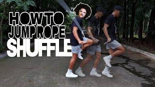 JUMP ROPE SHUFFLE TUTORIAL | Footwork series