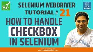 Selenium WebDriver Tutorial #21 - How to Handle Checkbox in Selenium