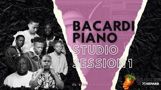 Amapiano Fl Studio Tutorial 2022 | Bacardi Piano Studio Session 1