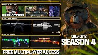 FREE MW3 Multiplayer Access, FREE CAMO REWARDS, SECRET Season 4 Weapons, & MORE! (Modern Warfare 3)