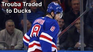 Rangers Trade Trouba to Ducks for Vaakanainen and a Pick