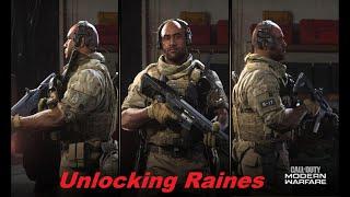 Call of Duty Warzone Unlocking Raines