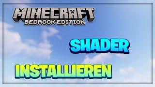 Shader für Minecraft BEDROCK installieren KOSTENLOS  | 2023