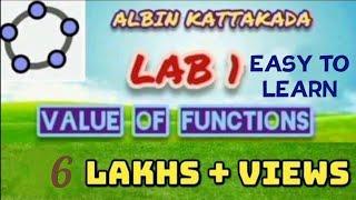 MATHEMATICS LAB//LAB-1//VALUE OF FUNCTIONS//MOST IMPORTANT ONE