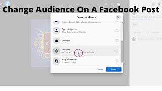 How To Edit Or Change The Audience Of A Published Post On Facebook (2023)