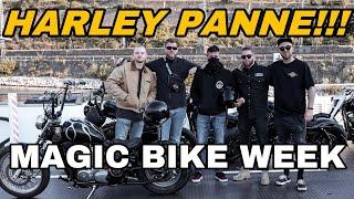 Roadtrip // Harley kaputt, Beule im Bully Harley Davidson Magic Bike week.