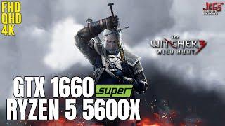 The Witcher 3: Wild Hunt | Ryzen 5 5600x + GTX 1660 Super | 1080p, 1440p, 2160p benchmarks!