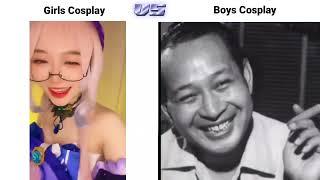 Cewek cosplay vs Cowok cosplay#1