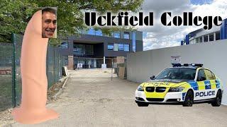 Police escape at Uckfield College Demolition Site!!