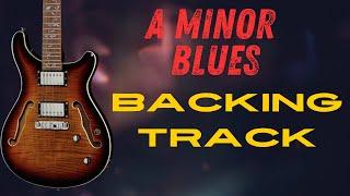 Blues in A minor Backing Track | 100 BPM