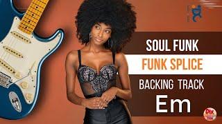 Backing track Soul funk -  Funk splice in E minor (100 bpm)