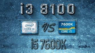 i3 8100 vs I5 7600K Benchmarks | Gaming Tests Review & Comparison