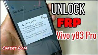 Vivo Y83 Pro (1726) Unlock FRP Remove Gmail Account New Method 2020