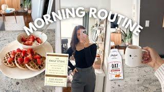 FALL MORNING ROUTINE *productive & realistic habit stacking*