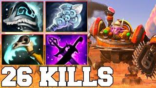 23 Kills Timbersaw !! TimberSaw Dota 2 Mid Lane Guide Pro Gameplay Skill Carry Build 7.35