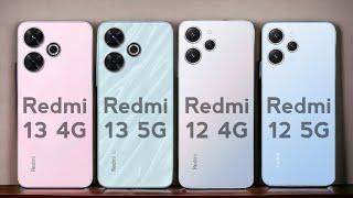 Redmi 13 4G vs Redmi 13 5G vs Redmi 12 4G vs Redmi 12 5G