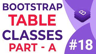 Bootstrap Table Classes  - Bootstrap Tutorial