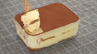 Tiramisu in 10 Minutes [No Oven, No Flour, No Egg]