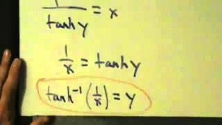 Calculus I - Derivative of Inverse Hyperbolic Cotangent Function arccoth(x) - Proof