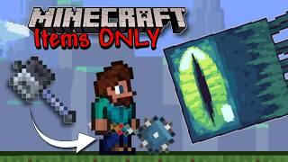 Can I beat Terraria with Minecraft ITEMS ONLY?!