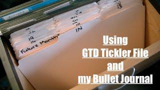 GTD / Bullet Journal Routine | Getting Things Done Tickler File System | David Allen