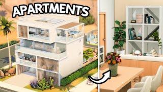 MODERN APARTMENTS FOR RENT  The Sims 4 Save File Speed Build | No CC