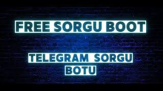 FREE SORGU BOT TELEGRAM SORGU BOTU /ADRES/VESİKA/TAPU/SCİL DİSCORD ACIKLAMADA GELEN ALIR