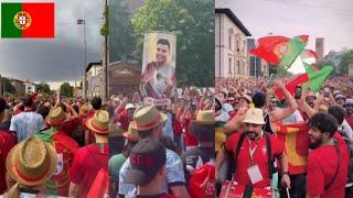 Portugal Fans Take Over Leipzig Ahead of First Euro 2024 Game