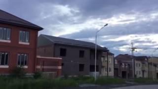 Vladikavkaz, walking through brand new town houses, 2016.