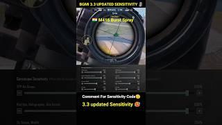  BGMI Scope Setting 2x 3x 4x 6x 8x | New Best Sensitivity Settings | No Recoil #shorts #bgmi #viral