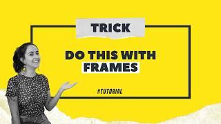 How to ROTATE PICTURES in FRAMES (Struggling with the frames in Canva?) | Less than 1 min