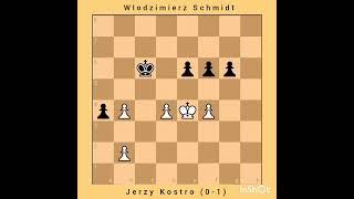 Jerzy Kostro vs Wlodzimierz Schmidt || Sicilian: Taimanov || Rubinstein Memorial, 1968 #chess