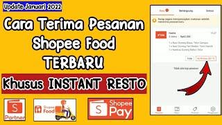 Cara Terima Pesanan Shopee Food Untuk Instant Resto || Tutorial Shopee Food Penjual