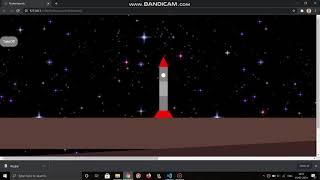 Rocket Launch mini project using HTML CSS and JavaScript