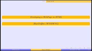 Developing a Web Page in HTML5 using BlueGriffon | HTML #02