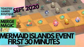 Merge Magic Mermaid Islands Event • First 30 Minutes Tricks 