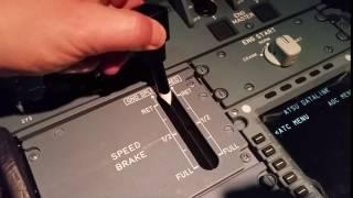 A330 how to arm the speedbrake