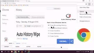 How to Delete Automatic Browsing History of Google Chrome