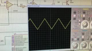 PIC based function generator - Proteus simulation.