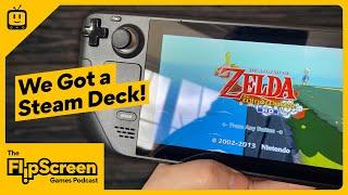 STEVE GOT A STEAM DECK | Steam Deck Review & Reactions | FlipScreen Games Podcast 036