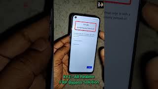 xyz - all realme frp bypass solution #shorts #frpbypass #googleaccountbypass